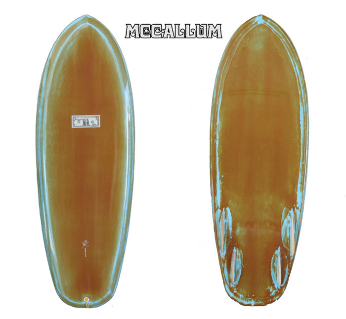 SURF】MCCALLUM SURFBOARDS 「Mfordモデル」 | SIDECAR BLOG