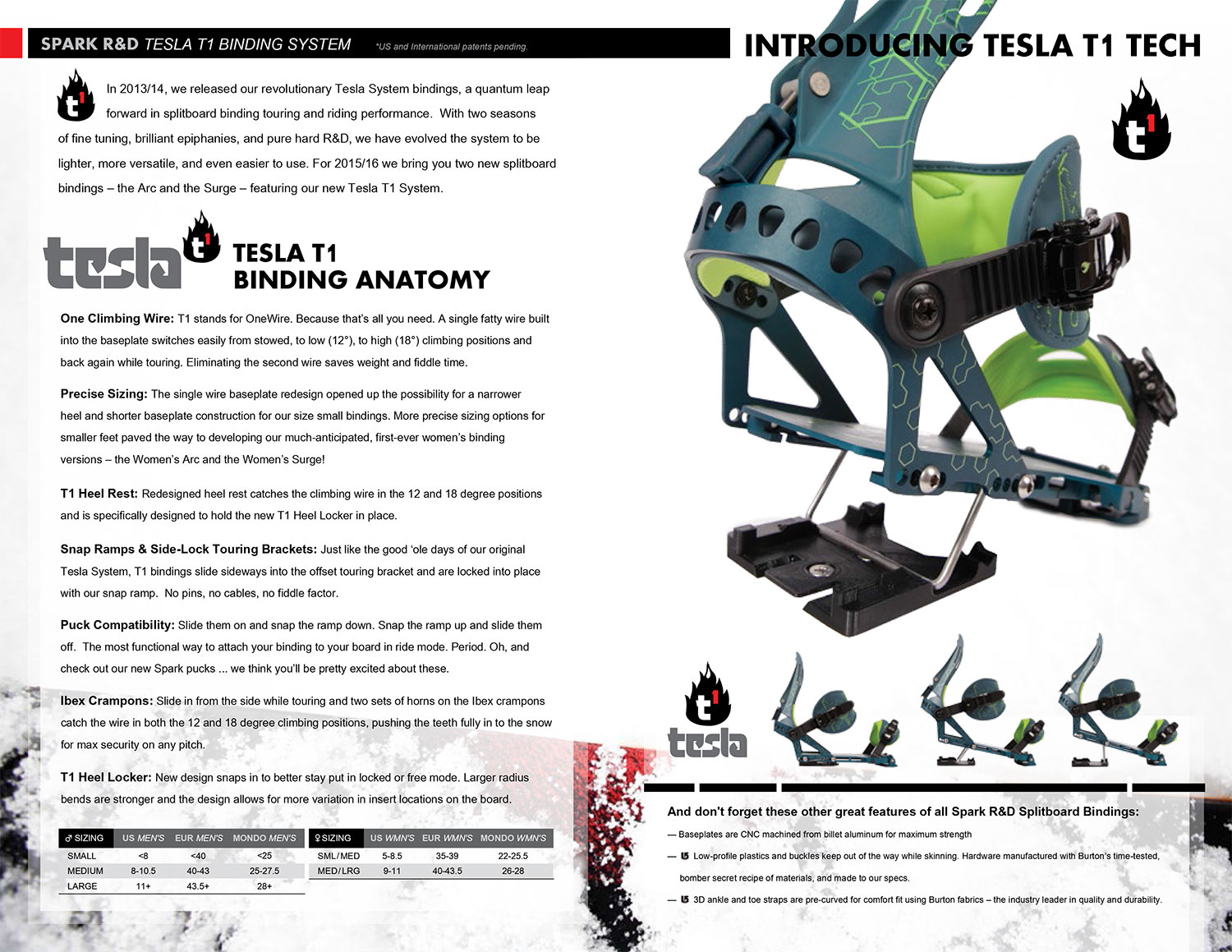 Spark R&D 2022-2023モデル IBEX ST PRO Crampon T1スプリット 