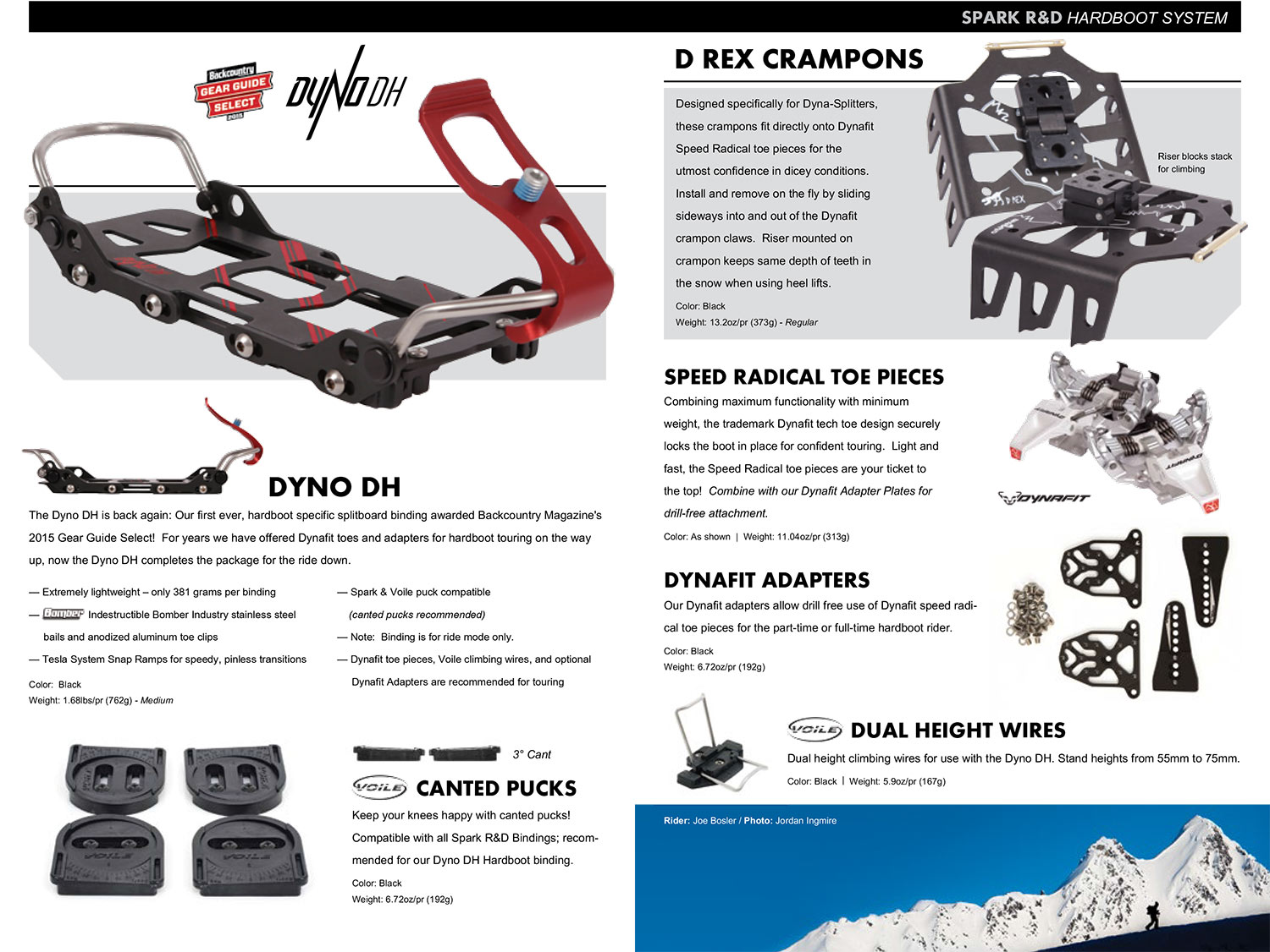 スプリットボード用バインディング SPARK R&D 15-16 ラインナップ発表 ...