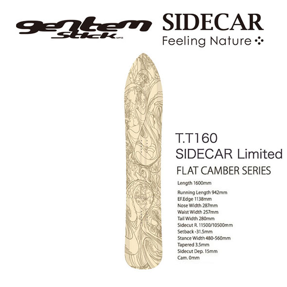 GENTEMSTICK 「TT160 SIDECAR 限定モデルリリース」 | SIDECAR BLOG