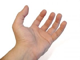 手