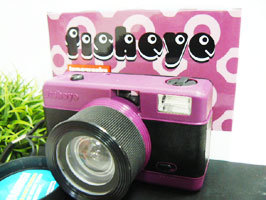 ロモグラフィカメラ FISHEYEパープル ロモ・フィッシュアイPURPLE