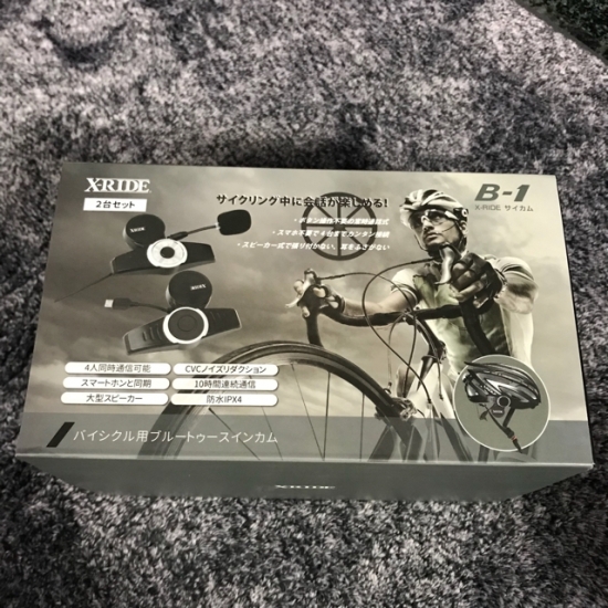 X-RIDE「サイカム B-1」4人まで通話可能な自転車専用インカム