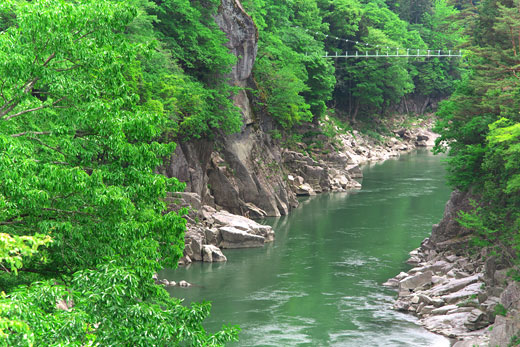 天竜峡の渓谷