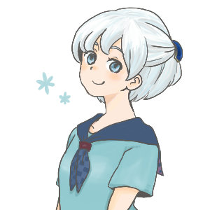 夏のしろこさん