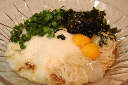 とろろそうめん