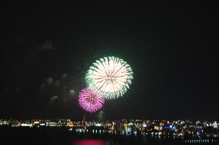 琵琶湖の花火