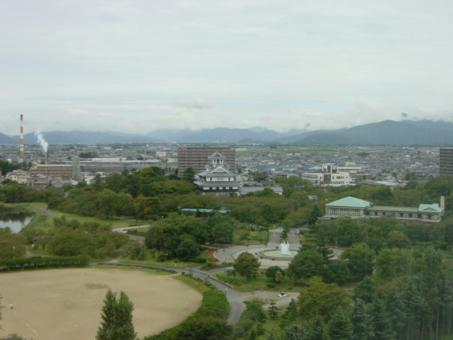 ホテルからの景色