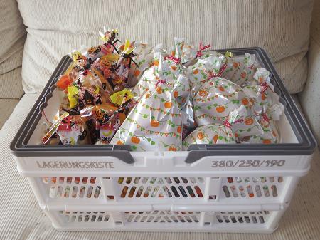 ハロウィンキャンプお菓子