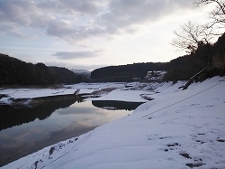 北山ダム ワカサギ釣り 湖岸