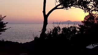 唐津市・波戸岬キャンプ場 夕焼け