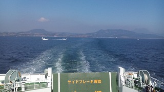 天草ツーリング・クルマエビと教会の島 口之津フェリー
