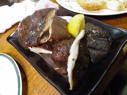 昭和オヤジ旅・高千穂・居酒屋けんちゃんシイタケ塩焼き