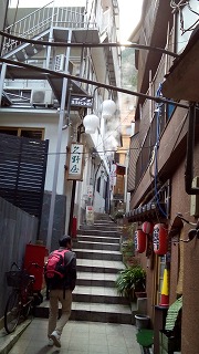杖立温泉 路地