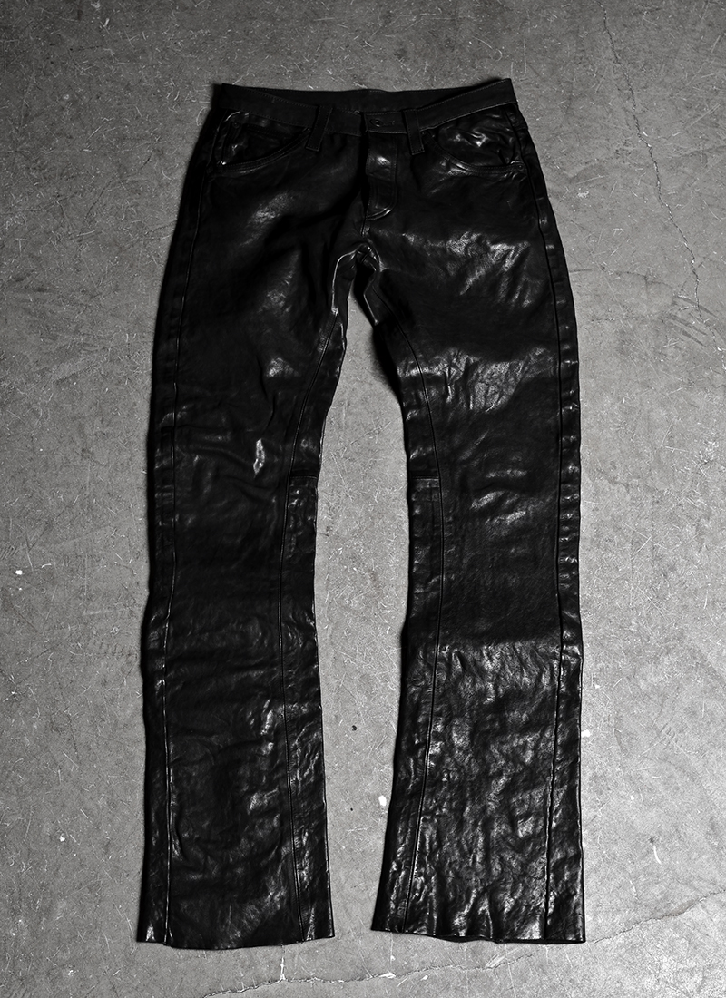 LEATHER PANTS   ISAMU KATAYAMA BACKLASH FLAG SHIP SHOP TOKYO