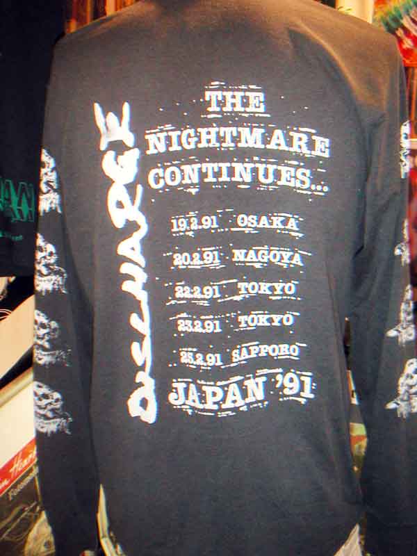 fuudobrain×Discharge ツアー 長袖 Tシャツ ロンT XL