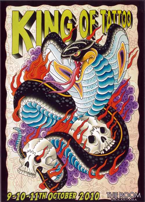 東京TATTOOコンベンション☆ポスター☆2000年☆フィリップルー 東京TATTOOコンベンション☆ポスター☆2000年☆フィリップルー