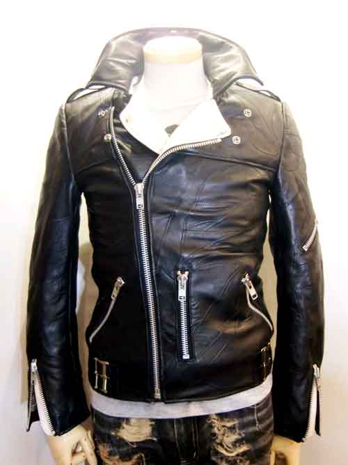 fiction tokyo ❤︎ Faux Leather Blouson Opium Leather Suit Jacket | Limited Edition | Fūga