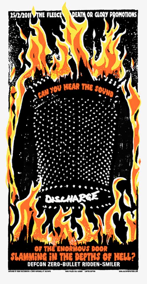 更新0611□DISCHARGE_SILK SCREEN POSTER□販売開始