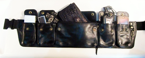 更新0930□FUUDOBRAIN_GODSPEED LEATHER BELT BAG / WAIST POUCH