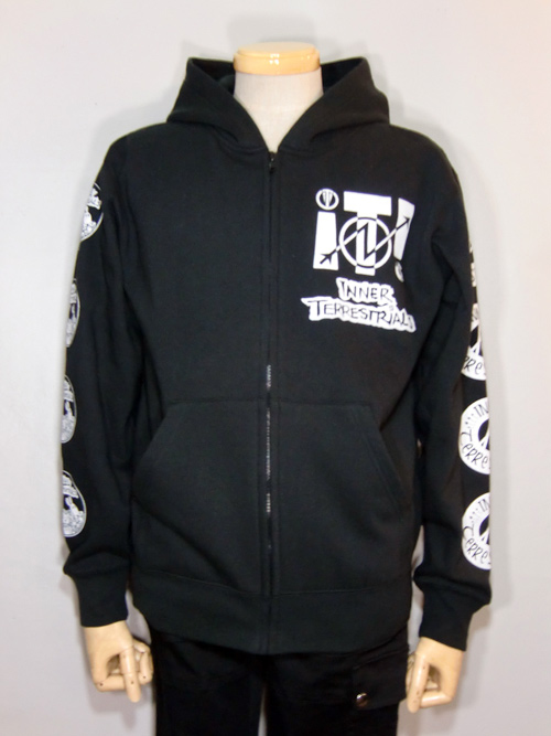 ■INNER TERRESTRIALS ZIP UP HOODIE■