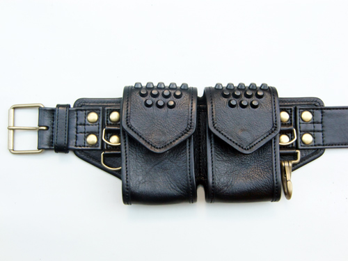 【マル 】Black means ケース　FUUDBRAIN 更新1115改訂版□blackmeans x FUUDOBRAIN_BLACK CIRCLE POUCH□受注