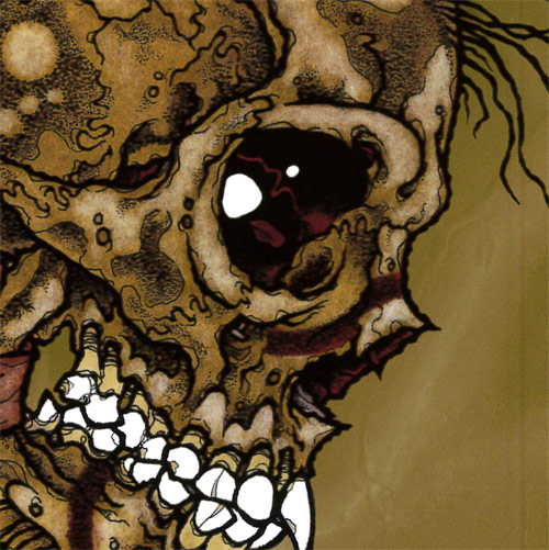 原画】手描きイラストB オリジナル スカル バフォメット PUSHEAD 原画】手描きイラストB オリジナル スカル バフォメット PUSHEAD