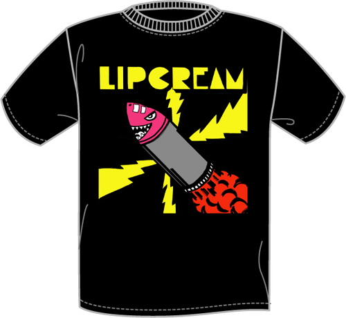 LIP CREAM Tシャツ Lサイズ LIP CREAM T-シャツ予約受付中！
