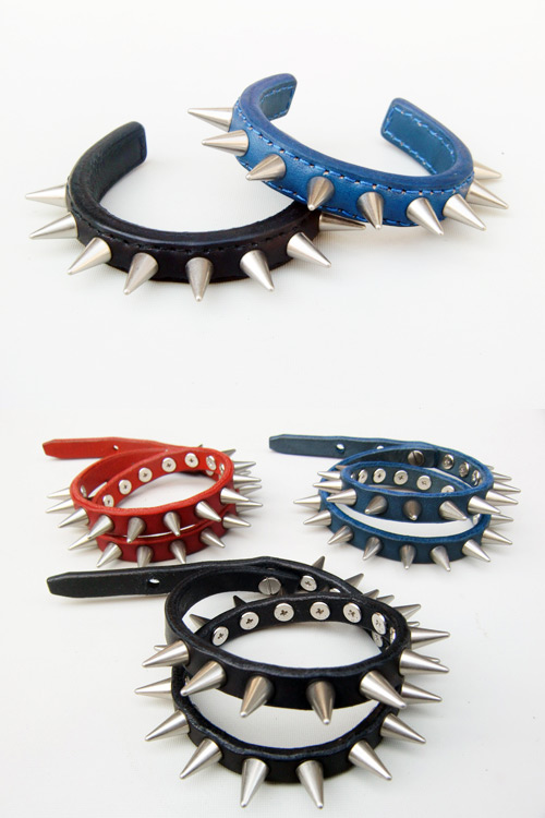 更新0806□【blackmeans】SPIKED WRISTBAND□販売開始