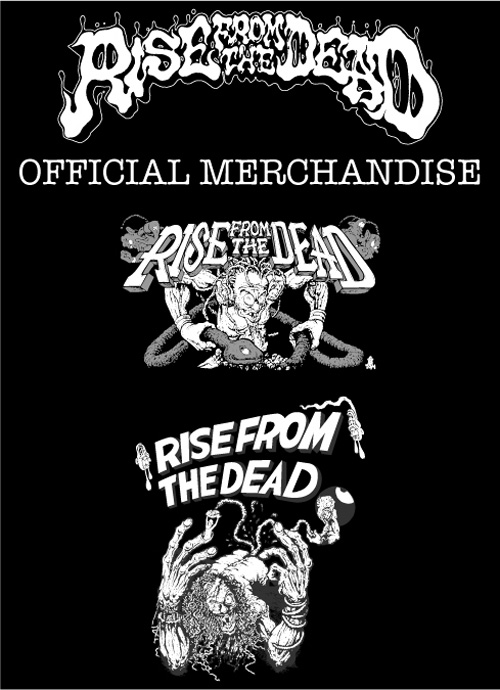 更新0209□RISE FROM THE DEAD OFFICIAL MERCH□予約開始 | FUUDOBRAIN RISE FROM THE DEAD グラフィックパーカー 黒