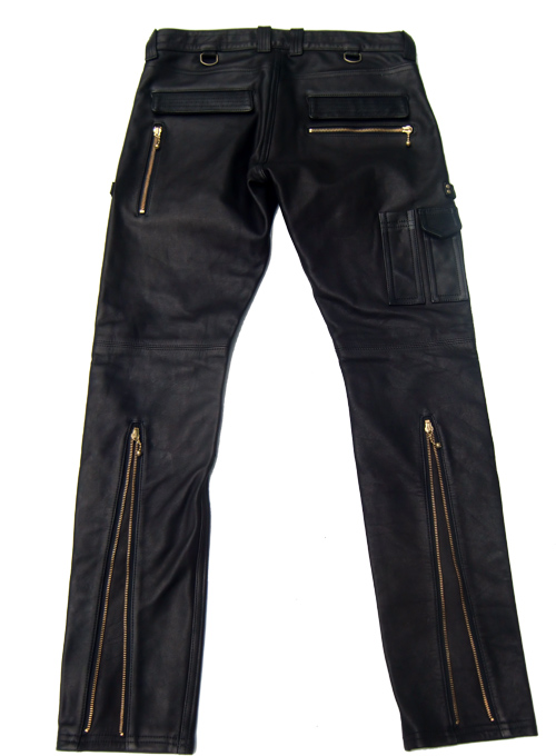 更新1216□【blackmeans】70TP06-1 LEATHER ZIP PANTS□販売告知