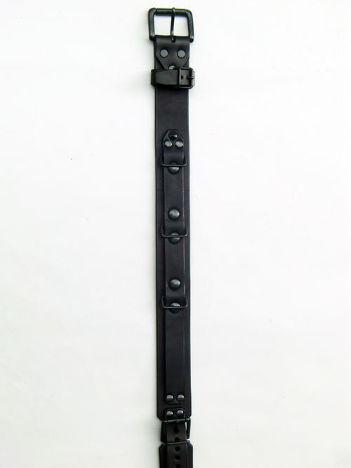 blackmeans ベルト blackmeans(ブラックミーンズ)-D RING CONCHO LEATHER BELT