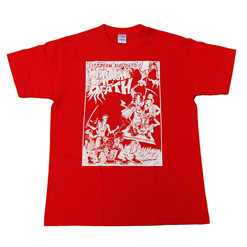 更新0404□THRASH TIL DEATH(LIP CREAM & OUTO) T SHIRT□再販売
