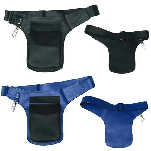 更新0907□FUUDOBRAIN_LEATHER BUM BAG / AMMUNITION LEATHER