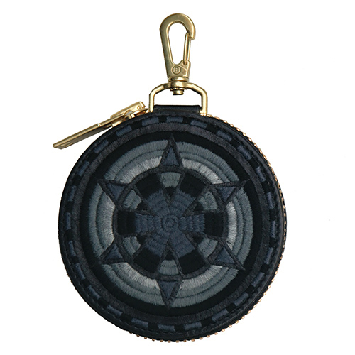 更新0710□【blackmeans x FUUDOBRAIN】Embroidely Circle Pouch