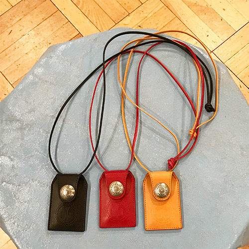 blackmeans FUUDOBRAIN別注 ケース 更新0222□【blackmeans】LEATHER OMAMORI CASE□近日入荷