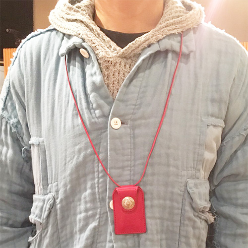更新0222□【blackmeans】LEATHER OMAMORI CASE□近日入荷