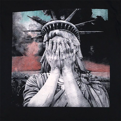 更新0718□Gee Vaucher(a.k.a CRASS) OH! AMERICA T shirt / Poster