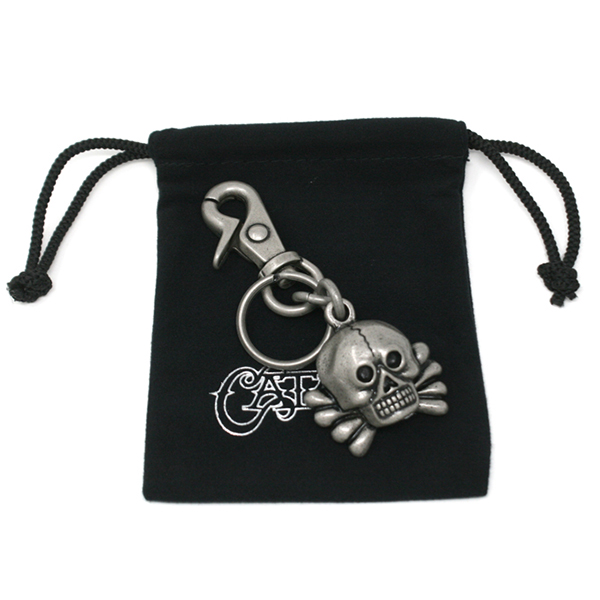 CATANA ジャーマンスカル　キーホルダー　fuudobrain 更新1215□CATANA_DEATH HEAD HEAVY METAL KEY HOLDER / ZIP UP HOODIE