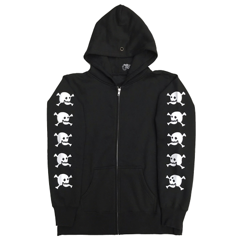 更新1215□CATANA_DEATH HEAD HEAVY METAL KEY HOLDER / ZIP UP HOODIE