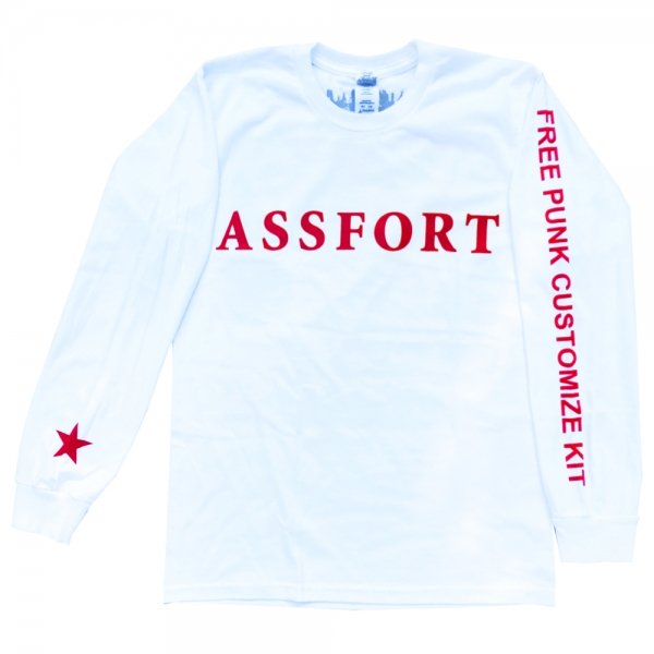 更新0313□ASSFORT_FREE PUNK CUSTOMIZE KIT long sleeve T