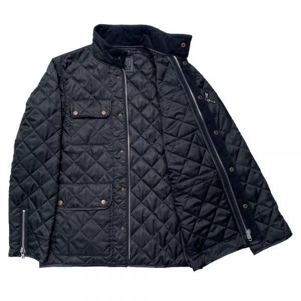 Fuudobrain コットン　ブラックライダースジャケット 更新1228ご要望に□FUUDOBRAIN_M.C LEATHER JACKET 再・予約開始