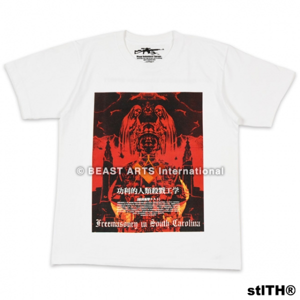 stlTH/横山SAKEVI/Tシャツ/M/コットン/WHT