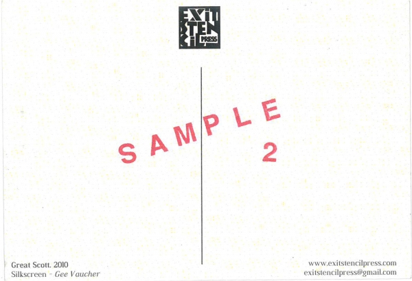 更新0722□GEE VAUCHER(a.k.a CRASS) OFFICIAL POST CARD