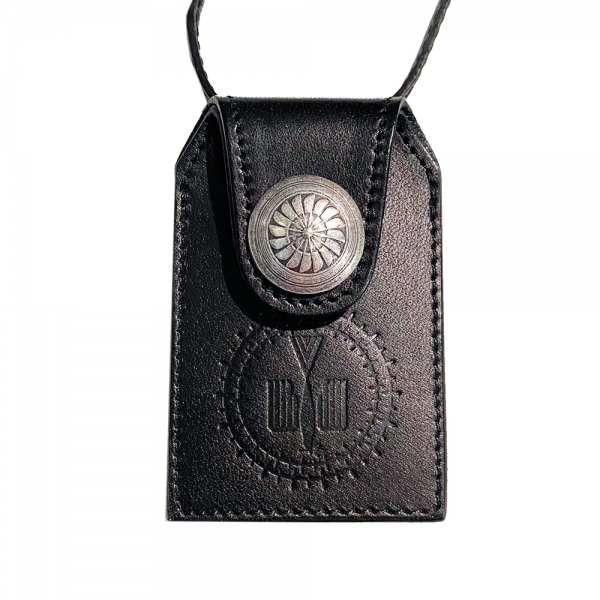 更新0826□【blackmeans】LEATHER CHARM NECKLACE【御守ケース】□入荷