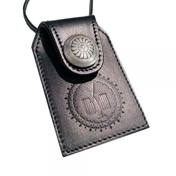 更新0826□【blackmeans】LEATHER CHARM NECKLACE【御守ケース】□入荷