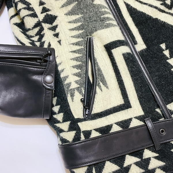 更新1207□GARA x blackmeans_blanket leather jacket□予約受付中