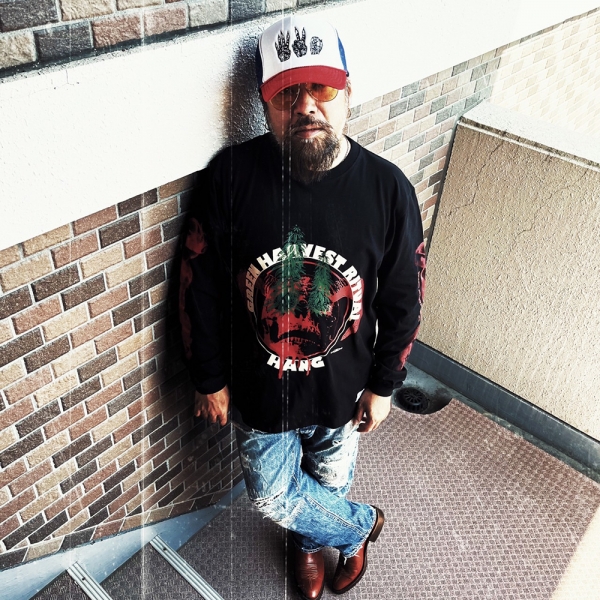 新品【ロアーガンズ】AddElm LONG SLEEVE 長袖ポロシャツ 黒 L REFLEM/レフレム』グランジレイヤードL/S TEE/ロングスリーブ