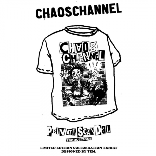 更新0731□PUNK TRIBE_CHAOSCHANNEL x Private Scandal T-shirt □In