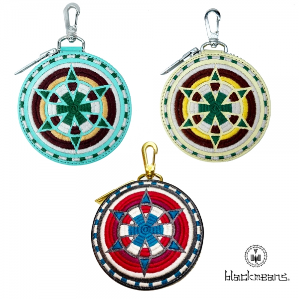更新0621□【blackmeans】 Embroidery Circle Pouch new color 更新0621□【blackmeans】 Embroidery Circle Pouch new color